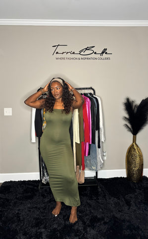 Tube Dress (Olive)