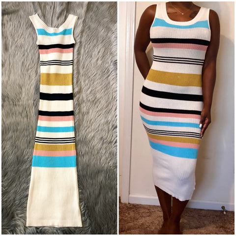 Striped bodycon dress | Shop Torrie Belle