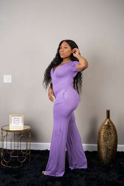 Erin Jumpsuit Purple