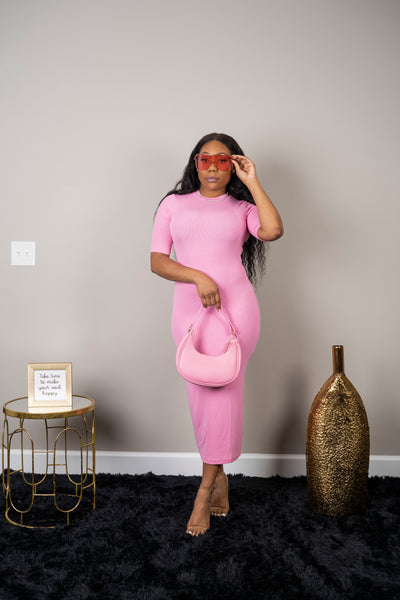 Bodied Dress Pink