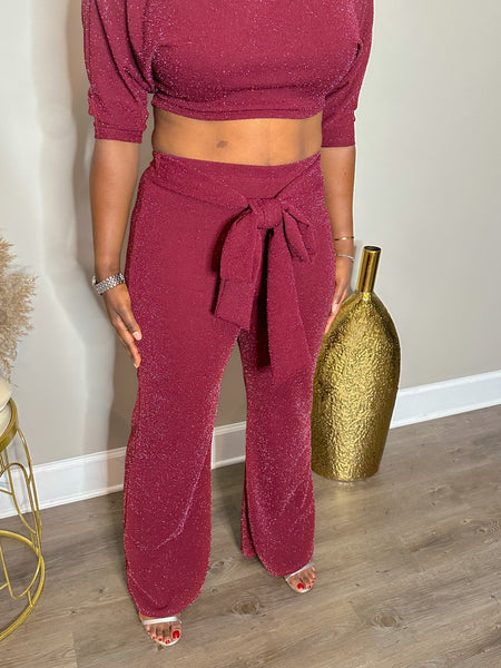 Glitzy Burgundy set